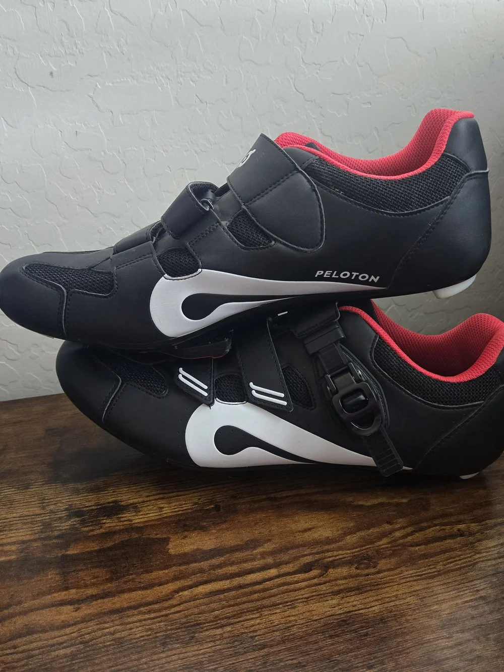Peloton Indoor Cycling Shoes Size 47 EU / US 13 Men’s - Black/Red w/ Cleats
